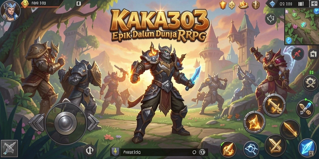 Tampilan gameplay KAKA303 yang mendebarkan dan penuh aksi.